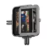 Carcasa de aluminio para cámara Telesin GP-FMS-G11-TZ para GoPro Hero 12/11/10/9 con adaptador vertical