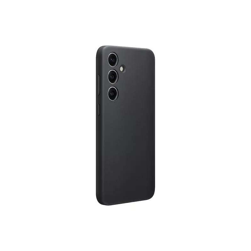 Funda de piel vegana Samsung Galaxy S24+ negra Monochromatic 6.7 pulgadas
