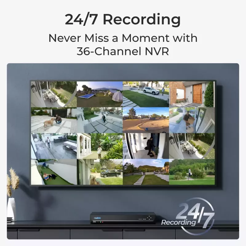 Reolink NVS36 NVR PoE de 36 canales