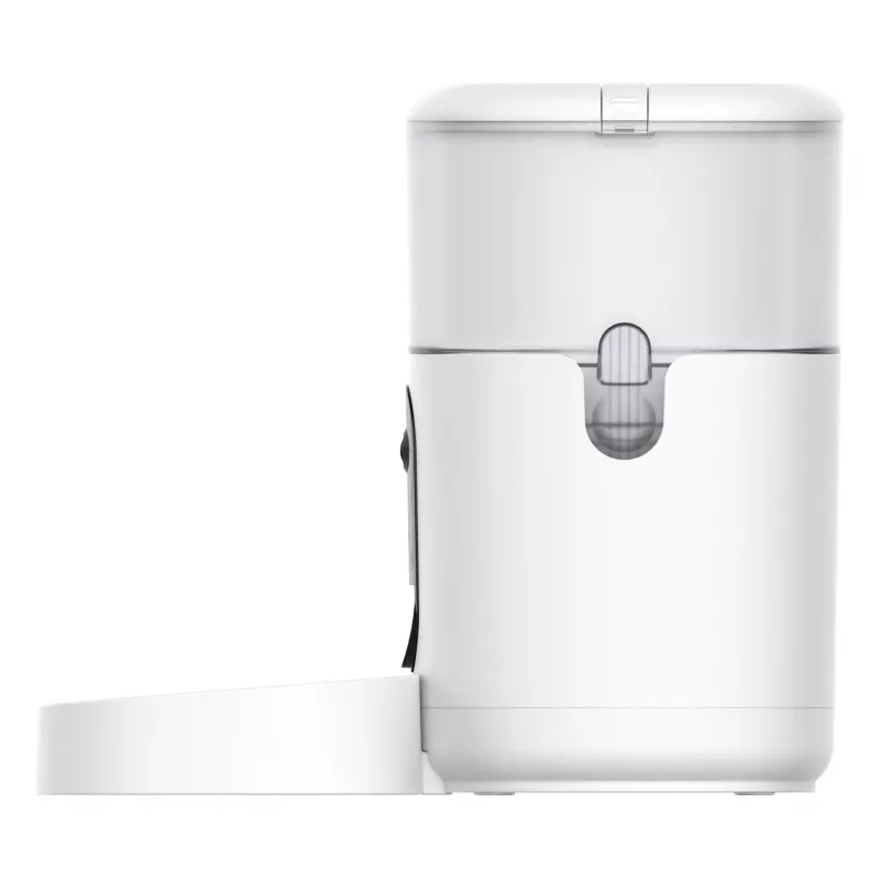 Comedero automático IMOU PF1 — tolva de acero inoxidable de 4 L, Wi‑Fi 4, batería/corriente continua, 1 cuenco
