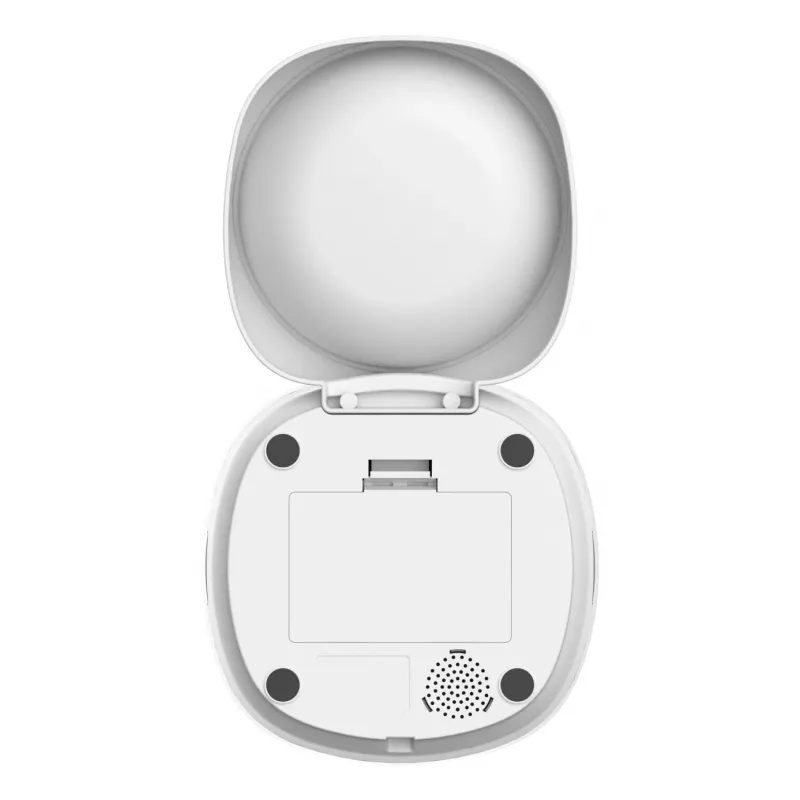 Comedero automático IMOU PF1 — tolva de acero inoxidable de 4 L, Wi‑Fi 4, batería/corriente continua, 1 cuenco