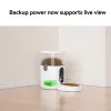 Comedero automático IMOU PF1 — tolva de acero inoxidable de 4 L, Wi‑Fi 4, batería/corriente continua, 1 cuenco
