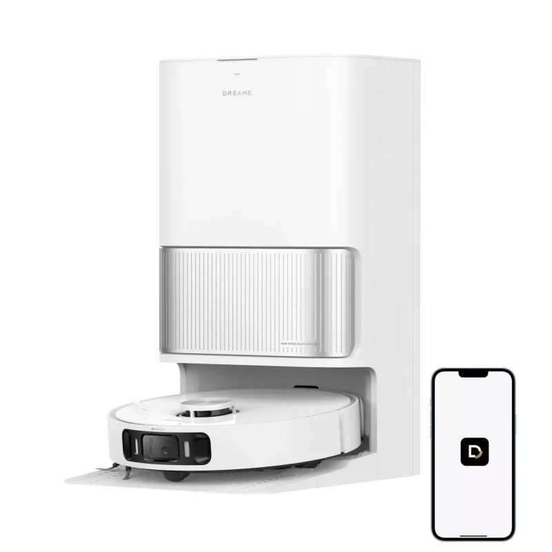 Dreame L40 Ultra AE White, Combi, White, Round, bolsa de polvo, 3 rueda(s), 0.3 L