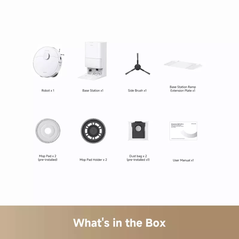 Dreame D20 Ultra 0,32 L Blanco