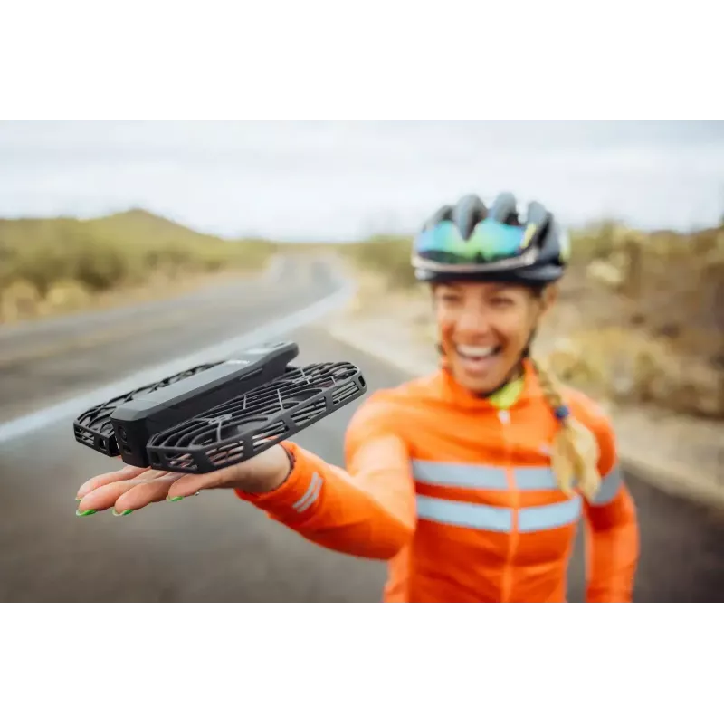 Mini dron HOVERAir X1 Pro — 4 rotores, cámara de 12 MP, vídeo 4K, alcance 1000 m, batería 1920 mAh, 32 GB internos, negro