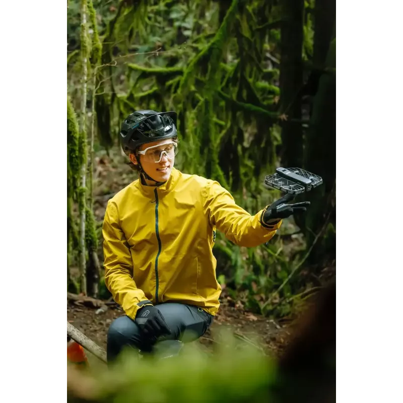 Mini dron HOVERAir X1 Pro — 4 rotores, cámara de 12 MP, vídeo 4K, alcance 1000 m, batería 1920 mAh, 32 GB internos, negro