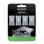 Cuchillas de repuesto para cortacésped MOVA MBKM10 para Mova 1000/600, 160×120×15 mm, 12 unidades