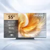 Smart TV Dreame Aura S100 55 pulgadas, QLED+ (Mini LED), 4K UHD, Google TV, 144 Hz, procesador con IA, barra de sonido integrada, negro