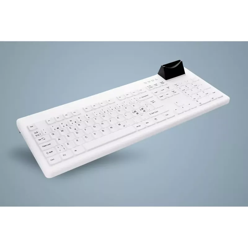 Contour Design Active Key AK-C8200 teclado médico USB alemán blanco