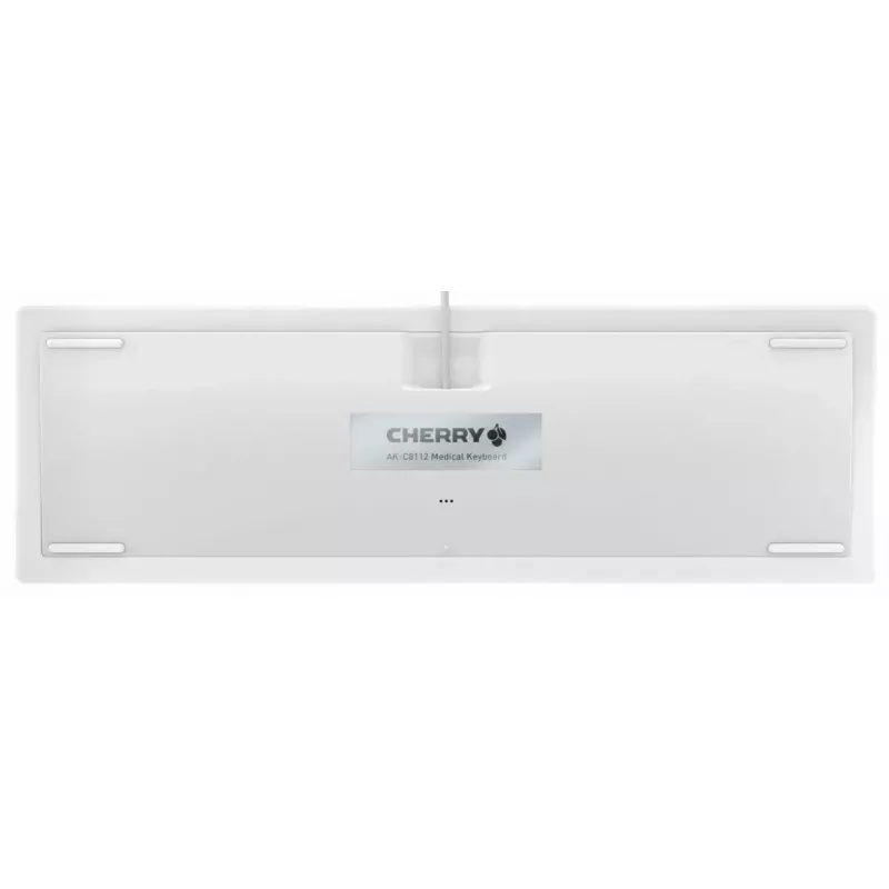 Teclado con cable de tamaño completo Active Key CHERRY AK-C8112 Medical USB QWERTZ 105 teclas blanco 1,8 m
