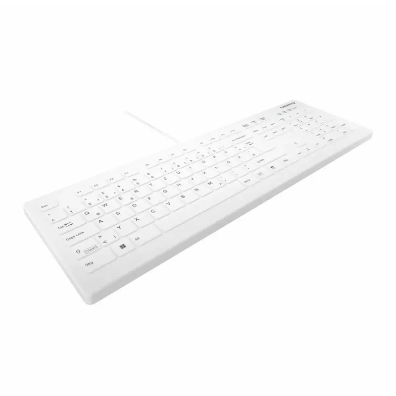 Teclado con cable de tamaño completo Active Key CHERRY AK-C8112 Medical USB QWERTZ 105 teclas blanco 1,8 m