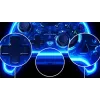 PDP Afterglow mando con cable, azul/transparente, USB, Xbox One, Series X/S