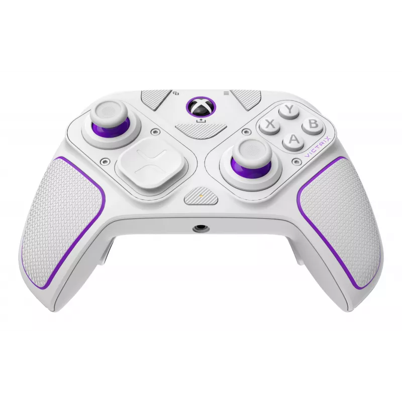 Mando VICTRIX 052-002-WH con cable e inalámbrico RF/USB, USB-C, 2000mAh, PC/PS4/PS5, violeta/blanco