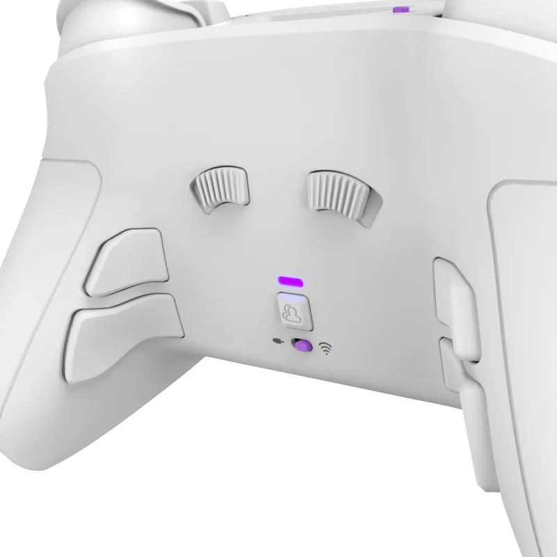 Mando VICTRIX 052-002-WH con cable e inalámbrico RF/USB, USB-C, 2000mAh, PC/PS4/PS5, violeta/blanco