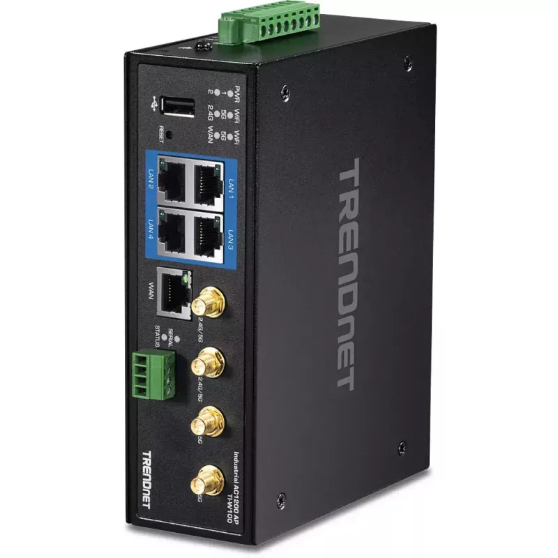 TRENDnet TI-W100 router inalámbrico de doble banda, switch de 4 puertos