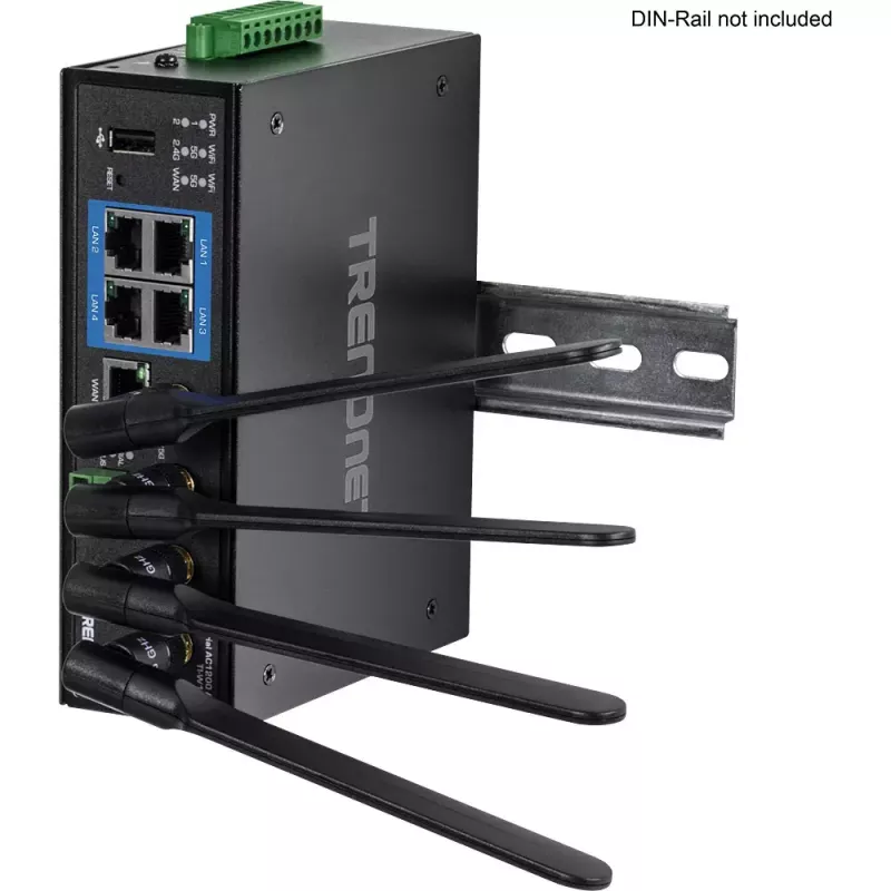 TRENDnet TI-W100 router inalámbrico de doble banda, switch de 4 puertos