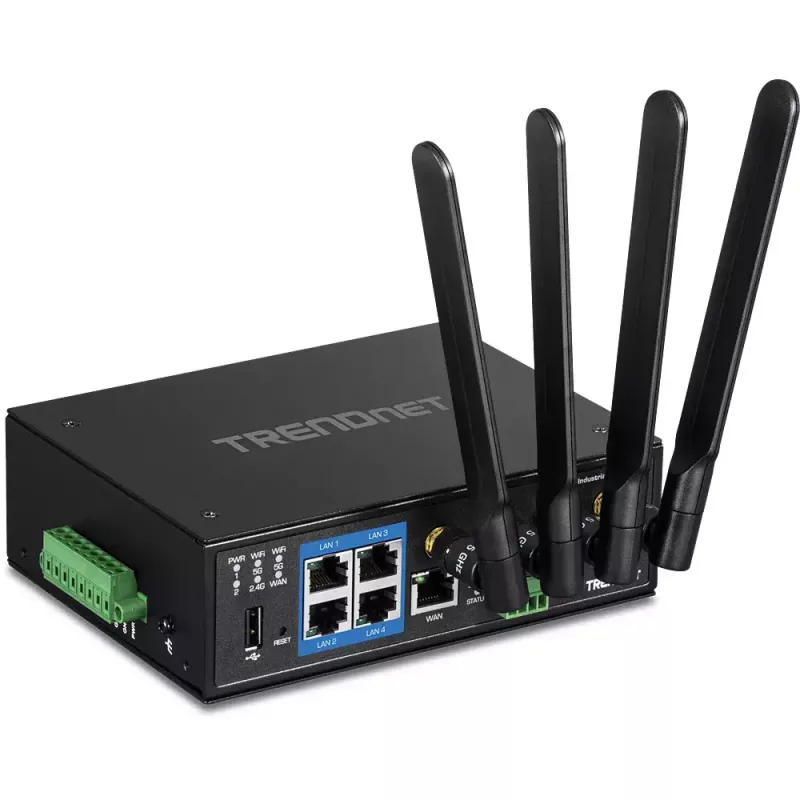 TRENDnet TI-W100 router inalámbrico de doble banda, switch de 4 puertos