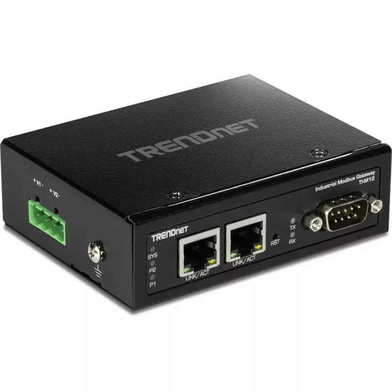 Gateway Controller Trendnet TI-M12 10 100 Mbit/s metal DIN-raíl