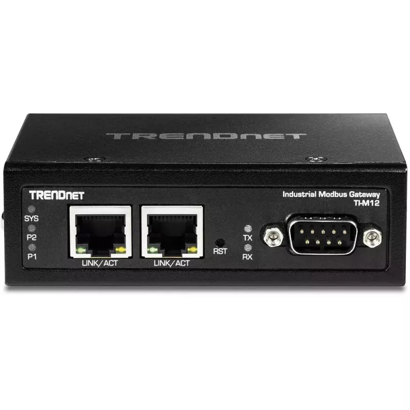Gateway Controller Trendnet TI-M12 10 100 Mbit/s metal DIN-raíl