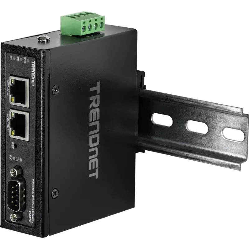 Gateway Controller Trendnet TI-M12 10 100 Mbit/s metal DIN-raíl