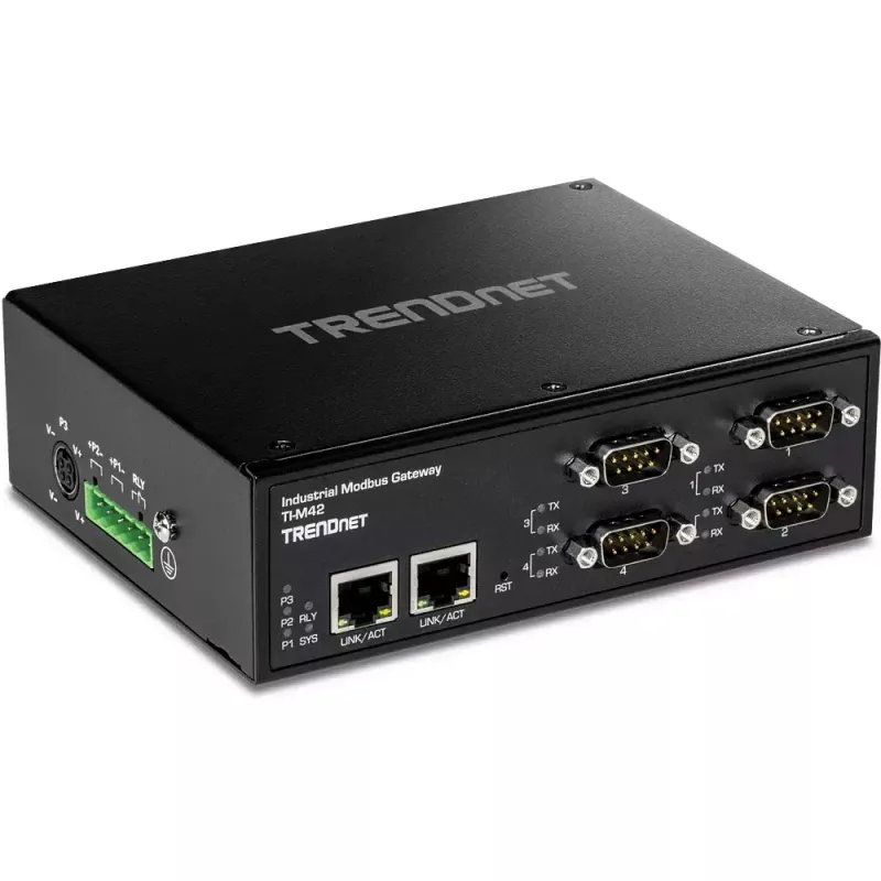 Gateway/Controller Trendnet TI-M42 10/100 Mbit/s negro IP30