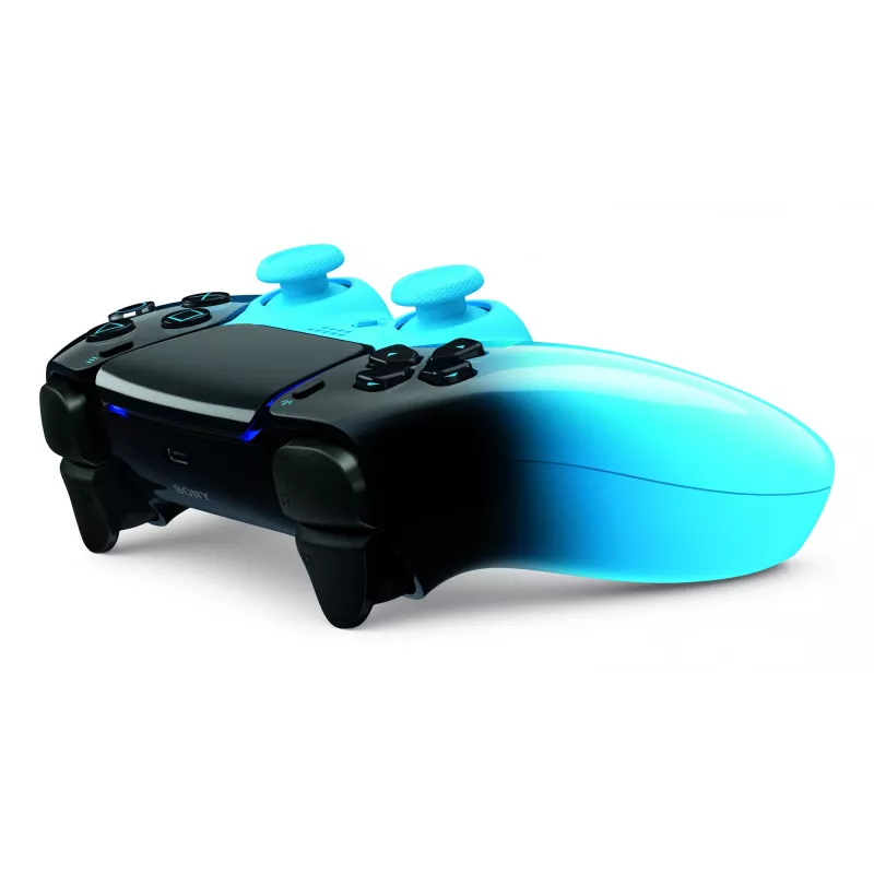 Mando Sony DualSense para PlayStation 5, Bluetooth/USB, negro/azul, USB-C, a batería