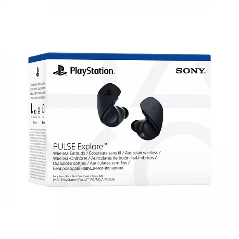 Sony Pulse Explore Auriculares inalámbricos in-ear gaming Bluetooth negros