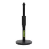 Pie de micrófono de sobremesa Shure SH-DESKTOP1, base metálica redonda, rosca de 3/8