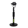 Pie de micrófono de sobremesa Shure SH-DESKTOP1, base metálica redonda, rosca de 3/8