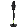 Pie de micrófono de sobremesa Shure SH-DESKTOP1, base metálica redonda, rosca de 3/8