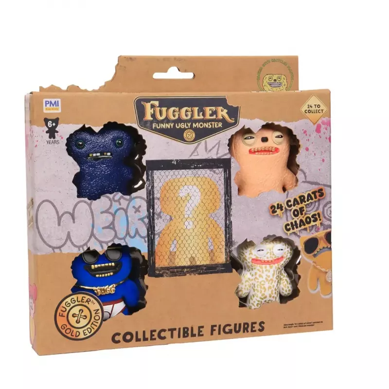 Figuras de acción p.m.i kids world FUGGLER S3 Gold Edition pack de 5 caja Deluxe (surtido)