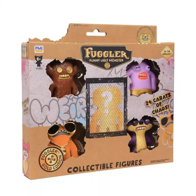 Figuras de acción p.m.i kids world FUGGLER S3 Gold Edition pack de 5 caja Deluxe (surtido)