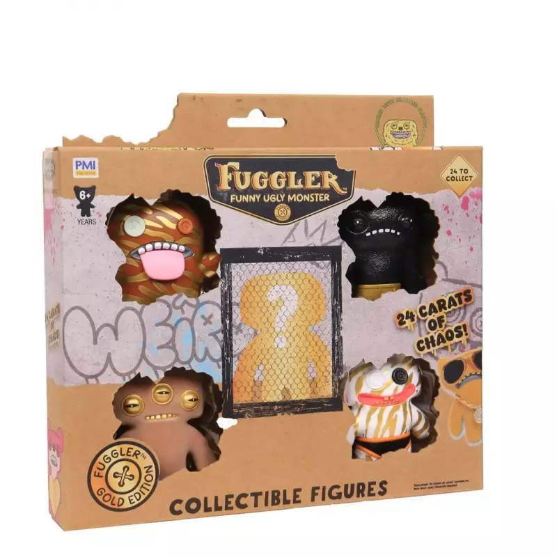Figuras de acción p.m.i kids world FUGGLER S3 Gold Edition pack de 5 caja Deluxe (surtido)