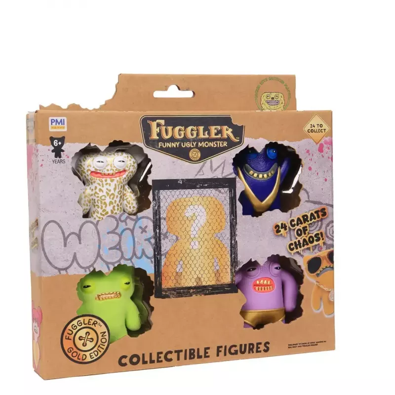 Figuras de acción p.m.i kids world FUGGLER S3 Gold Edition pack de 5 caja Deluxe (surtido)
