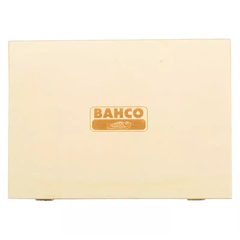 Bahco 425-083 juego de formones, 6 uds. (6/10/12/18/25/32 mm), caja de madera