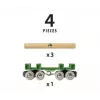 Ravensburger BRIO vagón de tolva de madera accesorio de tren eléctrico, 4 piezas, multicolor
