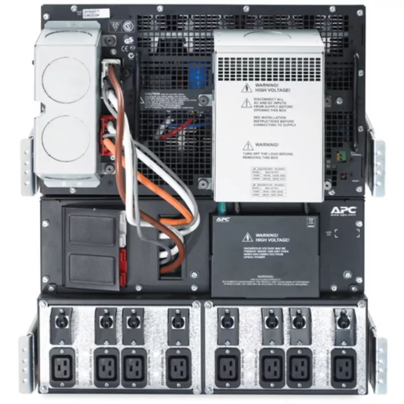 APC Smart-UPS RT 20kVA, 230/400V, LCD, montaje en rack, 12U, 2x puentes IEC y 8x salidas IEC 60320 C19