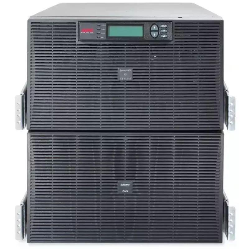APC Smart-UPS RT 15 kVA, 230/400 V, LCD, montaje en rack, 12U, 2x puentes IEC y 8x salidas IEC 60320 C19