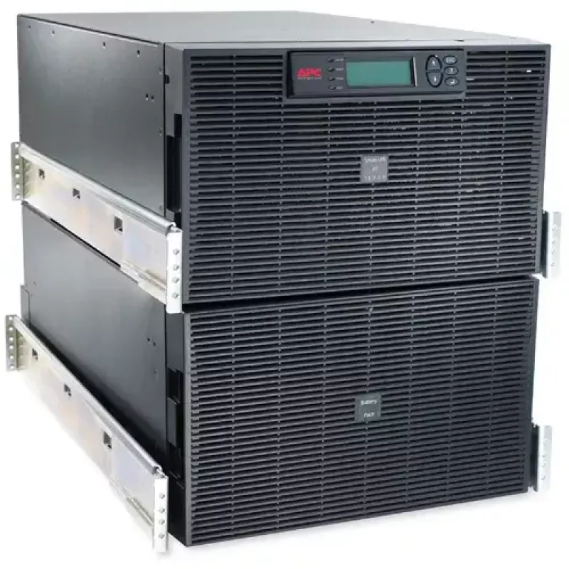 APC Smart-UPS RT 15 kVA, 230/400 V, LCD, montaje en rack, 12U, 2x puentes IEC y 8x salidas IEC 60320 C19