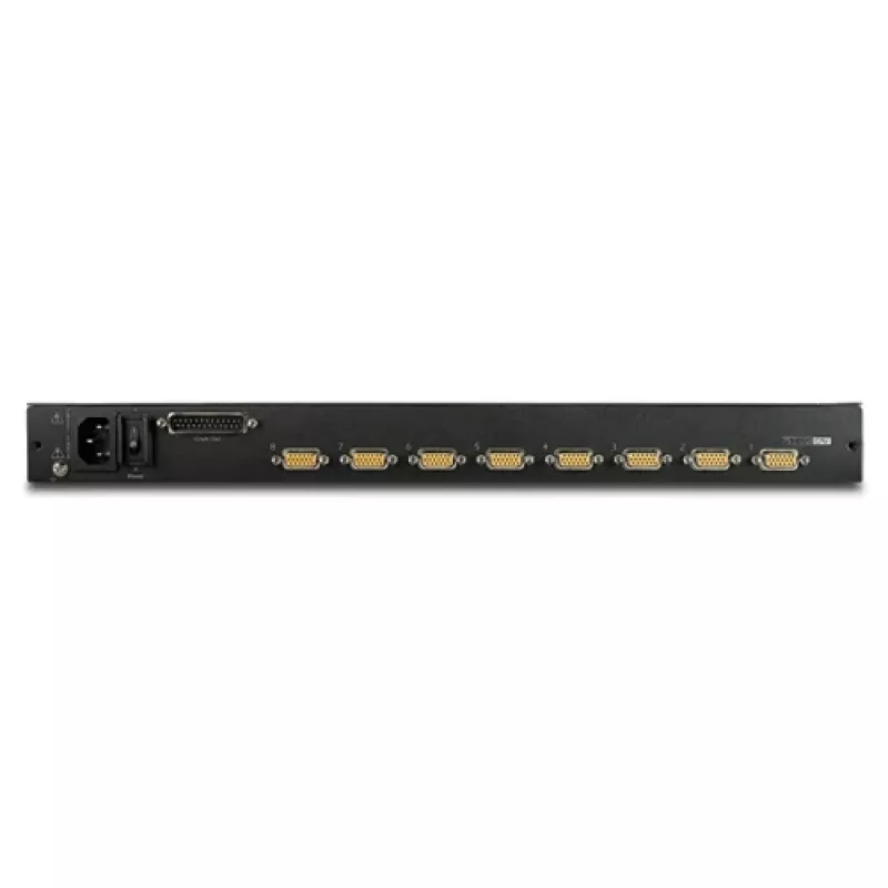 APC consola LCD de rack de 17 pulgadas con switch KVM analógico de 8 puertos integrado