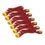 Juego de cables de alimentación APC (6 uds.), con bloqueo, C13 a C14, 1,2 m, Rojo, 1,22 m, conector hembra C13, conector hembra C14