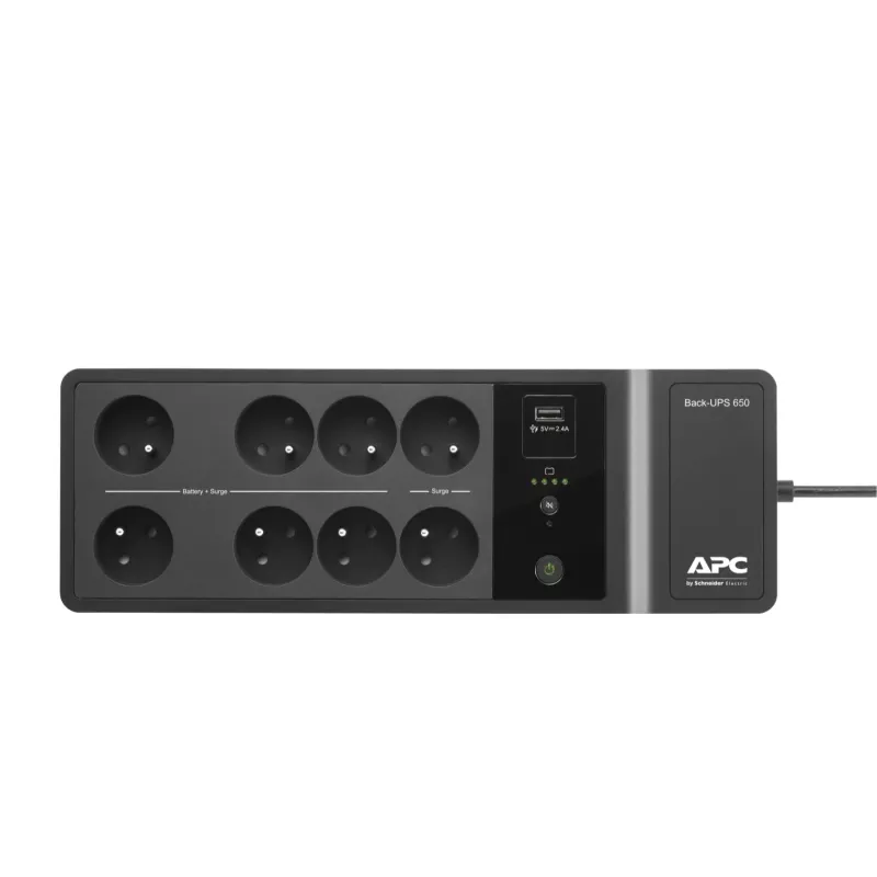 APC BE650G2-CP sistema de alimentación ininterrumpida (SAI) Standby (Offline) 0,65 kVA 400 W
