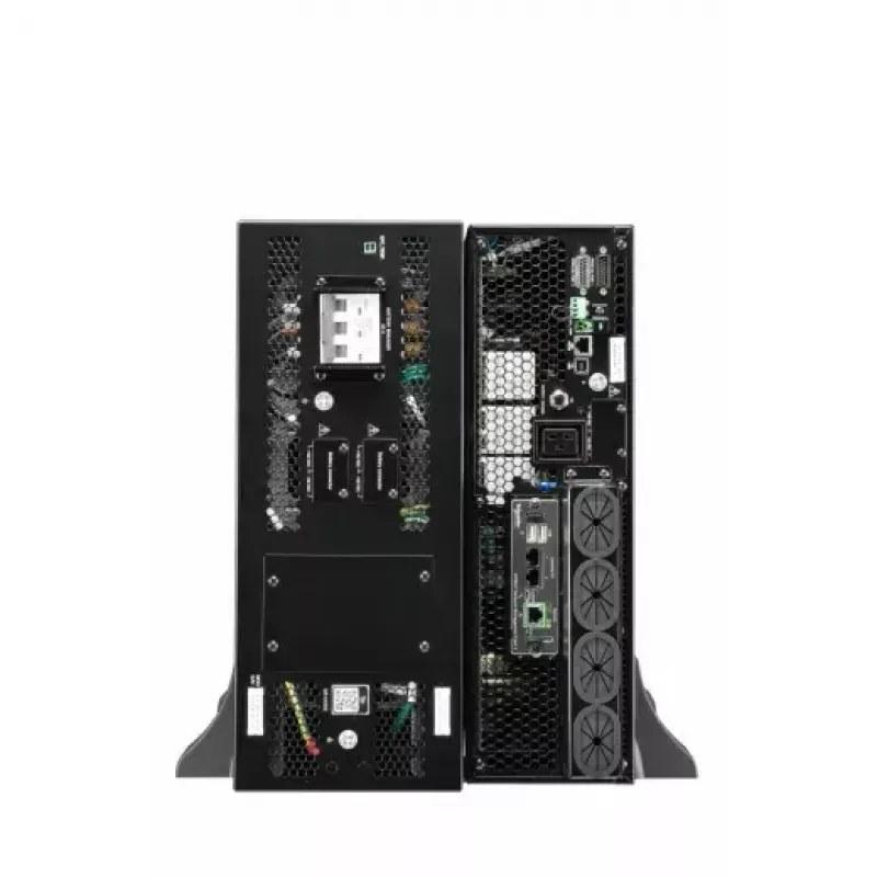 APC Smart-UPS On-Line, 15kVA/15kW, Rack/Torre, 230V/380V...415V, cableado fijo 5 hilos(3P+N+E)+3 hilos(1P+N+E), tarjeta de red, sin kit de raíles