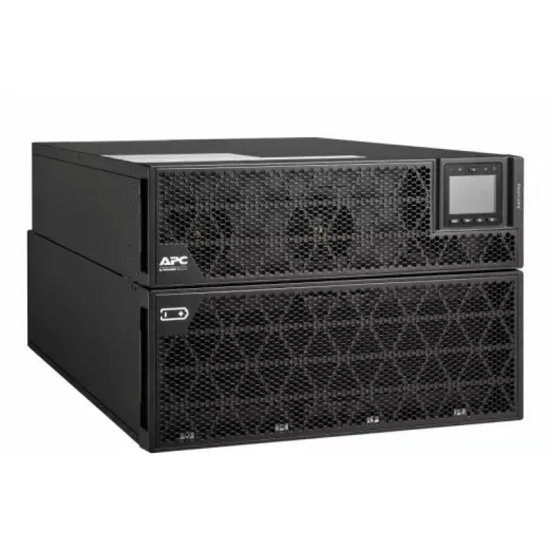 APC Smart-UPS On-Line, 15kVA/15kW, Rack/Torre, 230V/380V...415V, cableado fijo 5 hilos(3P+N+E)+3 hilos(1P+N+E), tarjeta de red, sin kit de raíles
