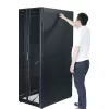 APC Easy Rack, 42U, negro, con techo, ruedas, patas, 4 soportes y paneles laterales, sin fondo, 1991H x 600W x 800T mm