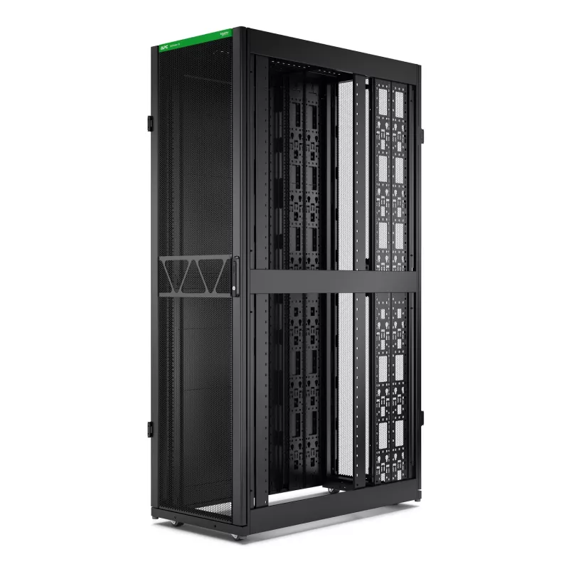 APC NetShelter SX Server Rack Gen 2, 45U, 2124H x 600W x 1200D mm, con paneles laterales, negro