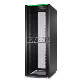 APC NetShelter SX Server Rack Gen 2, 45HE, 2124H x 750B x 1200T mm, con paneles laterales, negro