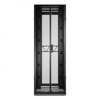 APC NetShelter SX Server Rack Gen 2, 45HE, 2124H x 750B x 1200T mm, con paneles laterales, negro