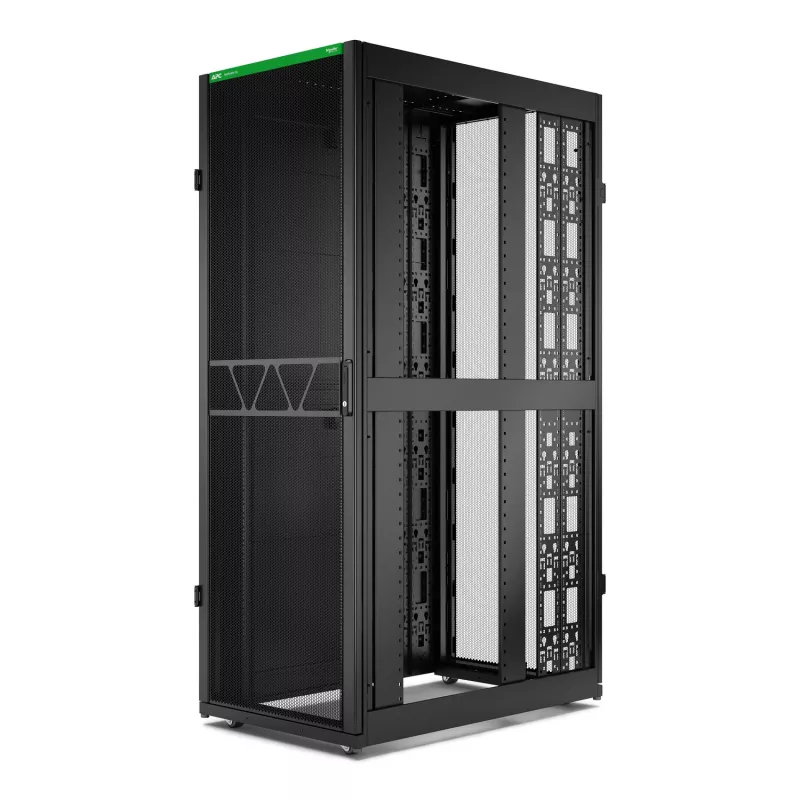 APC NetShelter SX Server Rack Gen 2, 45HE, 2124H x 750B x 1200T mm, con paneles laterales, negro