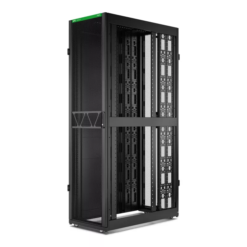 APC NetShelter SX Server Rack Gen 2, 48HE, 2258H x 600B x 1200T mm, con paneles laterales, negro